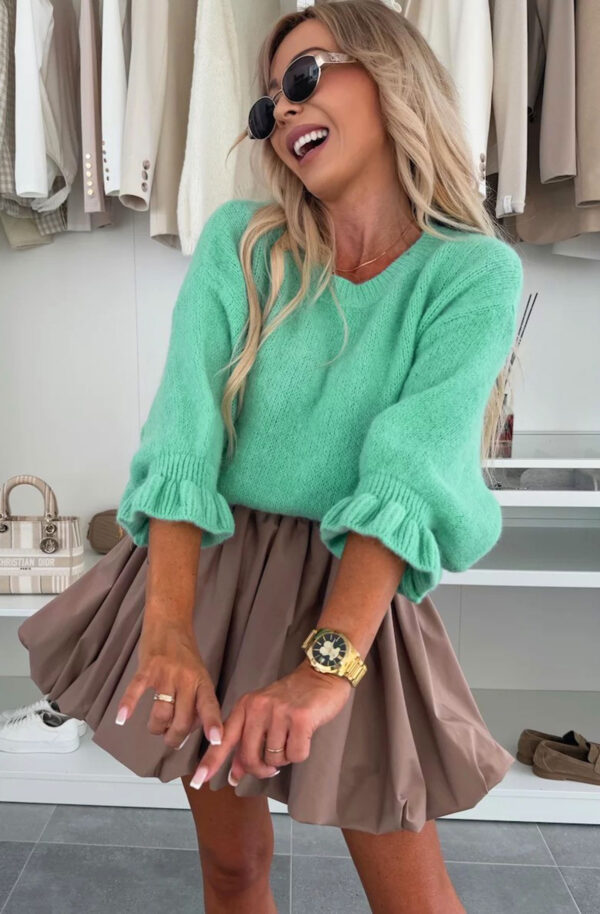 Frosted Mint Knit Jumper Sweater
