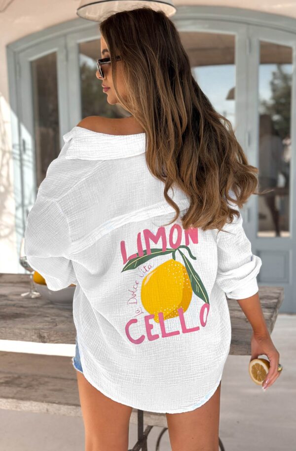 Limoncello Print  Shirt - Image 5