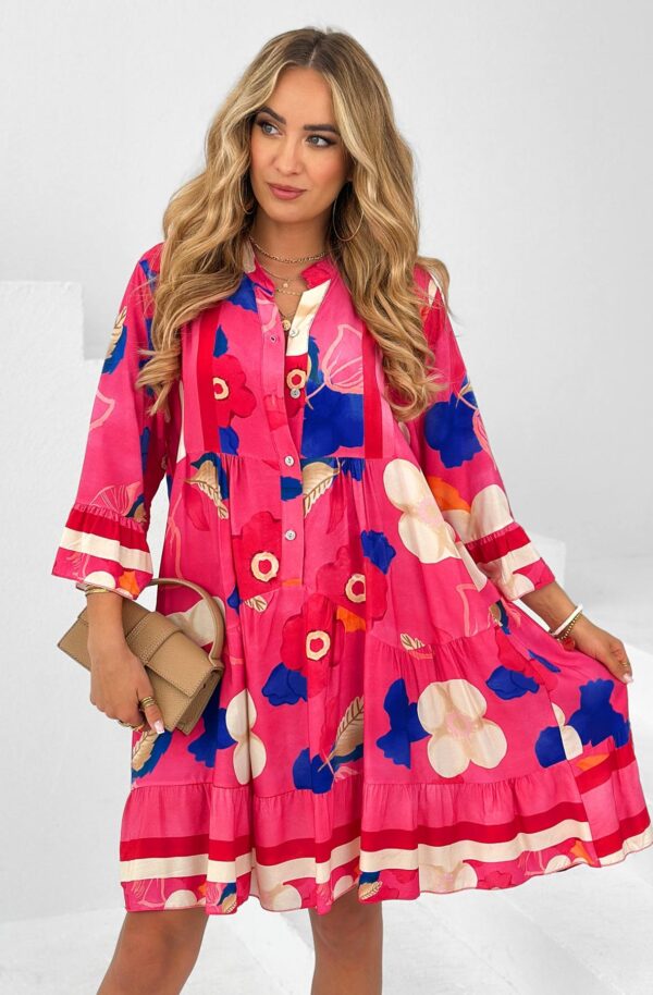 Fuchsia Boho Tunic – Oversized