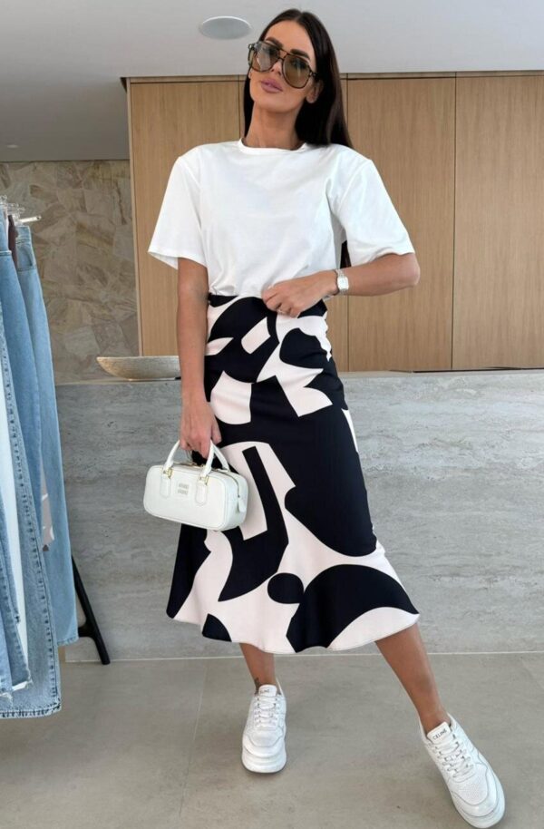 Obsidian Flow Midaxi Skirt for Women - Image 2