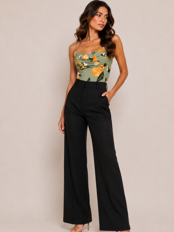 Citrus Bodysuit White & Green