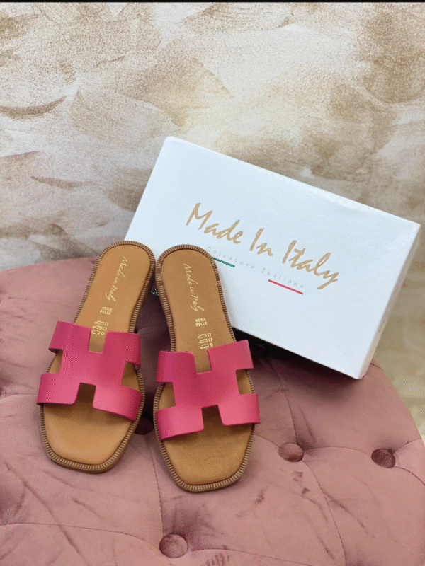 Sandals Pelle Fuxia