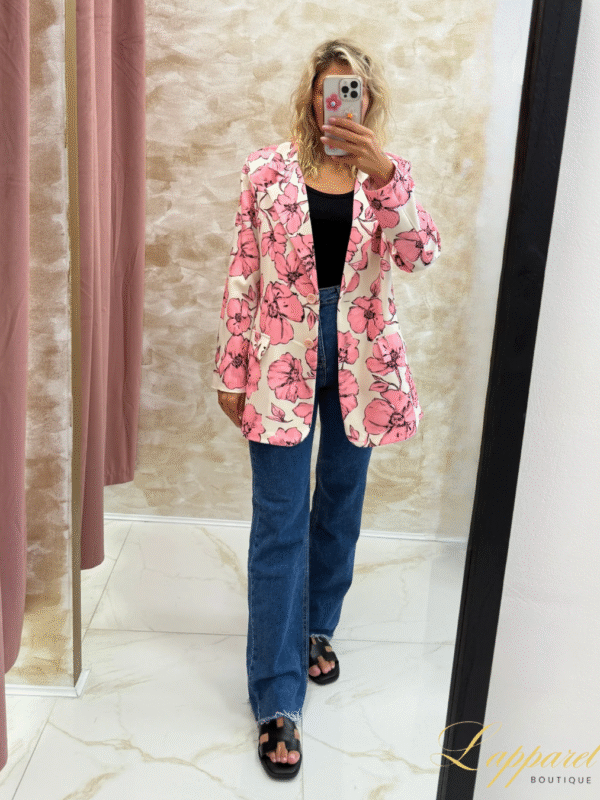 Flora Crush Blazer – Pink Bloom