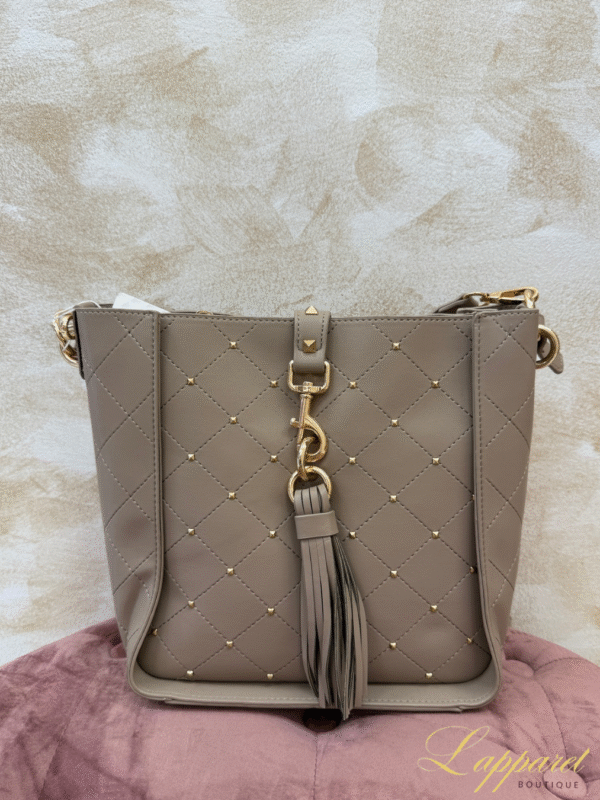 🤎 Mocha Luxe Studded Tote Bag ✨