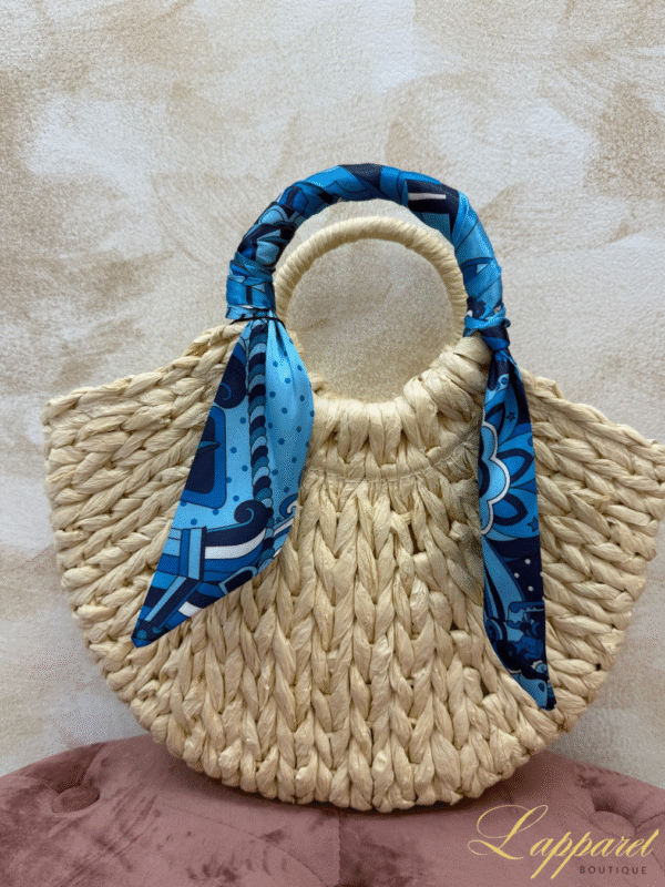 🌊 Azure Breeze Woven Tote Bag ✨