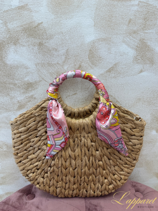 🌸 Rosé Breeze Woven Tote Bag ✨