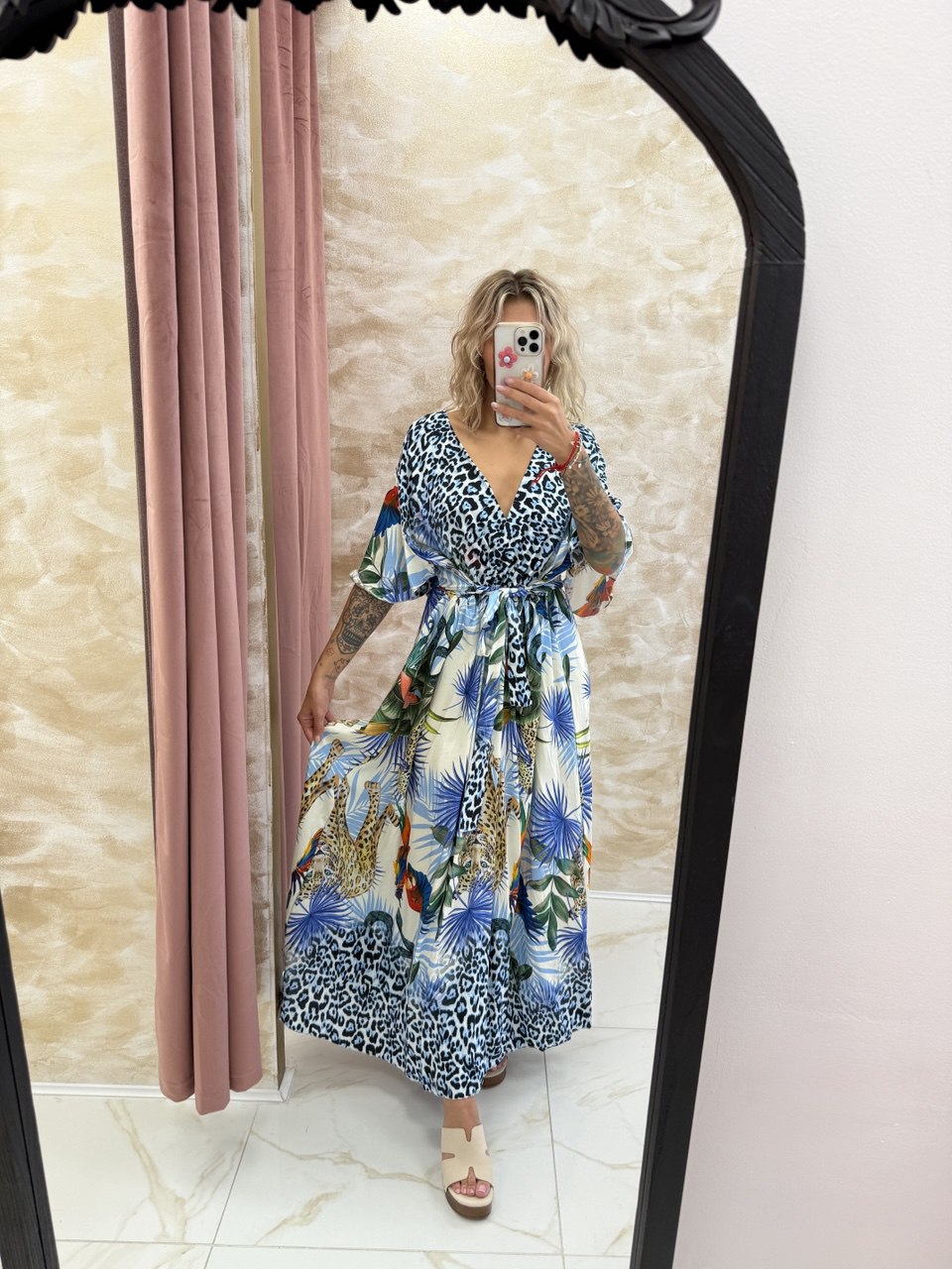 Safari Luxe Maxi Dress - Image 2