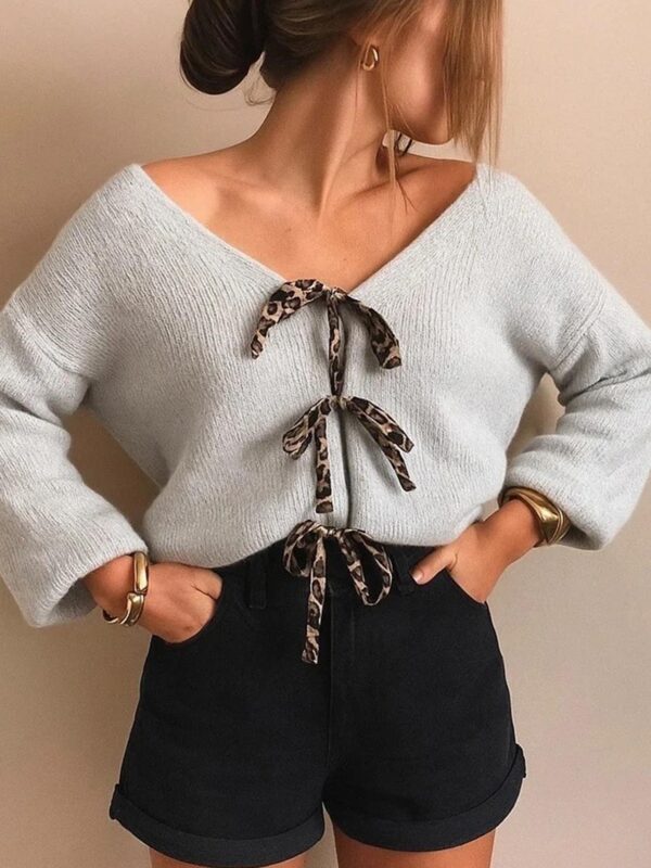 Isla Wildcat Lace-Up Knit – Silver Mist 