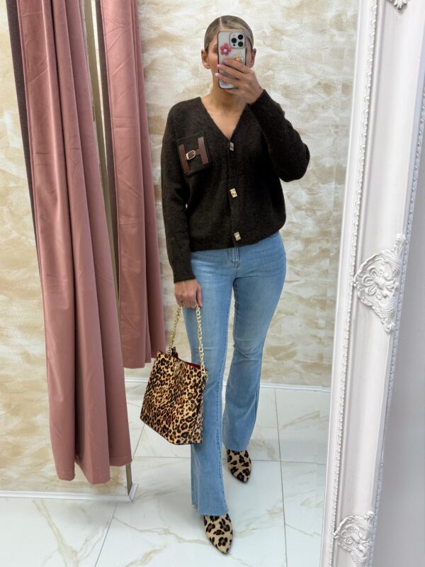 Siena Buckle Knit Cardigan