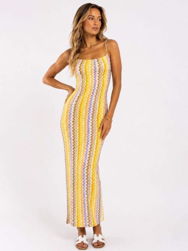 💛 Capri Breeze Dress – Yellow