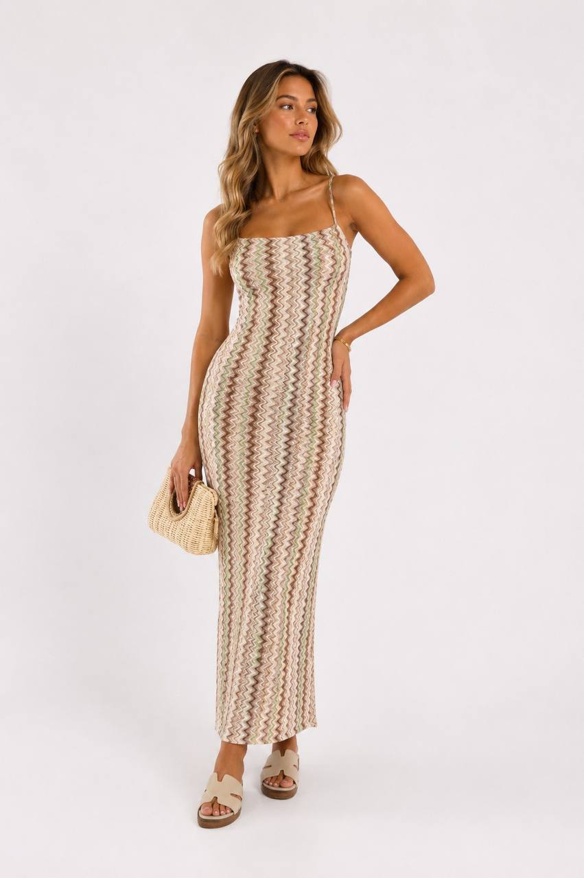 🤍 Capri Breeze Dress – Sand